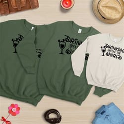drinking around the world sweatshirt, disney sweatshirt, epcot, disney drinking sweatshirt, funny disney gift, epcot foo