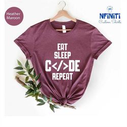 Programming T Shirt, Coder Shirts, Coding T Shirts, Programmer T Shirt, Developer Shirts, Programming Gifts, Funny Compu