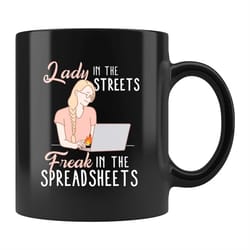 accounting gift, accounting mug, accountant mug, accountant gift, spreadsheet mug, spreadsheet gift, analyst mug, analys