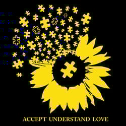 accept understand autism awareness svg, autism puzzle piece logo svg, autism awareness svg file cut digital download