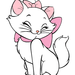 Aristocrats Clipart, Aristocats SVG, Marie SVG, Cat Svg, Cat PNG, Marie Music Eiffel tower, Aristocats stickers, Marie t