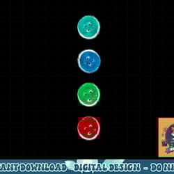 four groovy buttons blue cat funny halloween custom kid png, sublimation copy