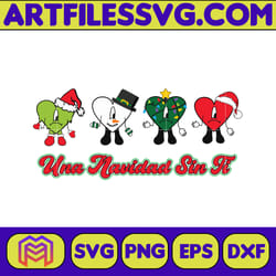 bad bunny christmas svg, un navidad sin ti, un verano sin ti, bad bunny svg, baby benito, bad bunny xmas