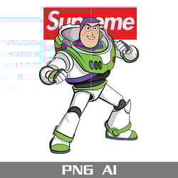 buzz lightyear supreme png, supreme logo png, buzz lightyear png, disney supreme png, ai digital file