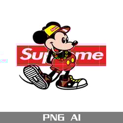 supreme minie mouse png, supreme logo png, minie mouse png, disney supreme png, ai digital file