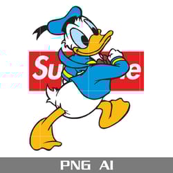 daisy duck supreme png, supreme logo png, daisy duck png, disney supreme png, ai digital file