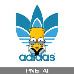 bart simpson adidas png, adidas logo png, bart simpson png, the simpsons adidas png, ai digital file