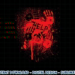 help me bloody hands halloween killer murder mystery png, sublimation copy