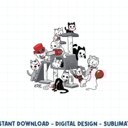 horror movies cat funny halloween png, sublimation copy