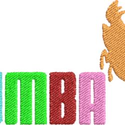 pumba embroidery design