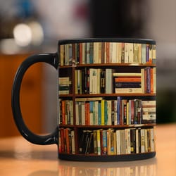 librarian coffee mug, books mugs, library gifts, book lover gift, bibliophile gifts, merry christmas gifts, gift for her