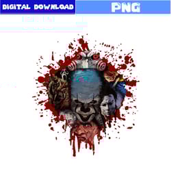 pennywise png, jason voorhees png, michael myers png, freddy krueger png, horror character png, halloween png