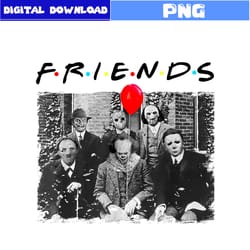 michael myers png, pennywise png, jason voorhees png, horror friends png, horror movies character png, halloween png