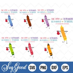 the day the teachers returned to school 2020 pandemic survivors red crayon back to school love teacherlife,teacher birth