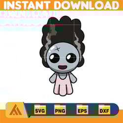 horror characters svg, cartoon horror png, svg, eps, dxf files, digital instant download (10)