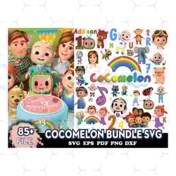85 files cocomelon bundle svg, cocomelon svg