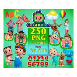 250 cocomelon clipart bundle, cocomelon png bundle, cocomelon png, cocomelon birthday, cocomelon invitation
