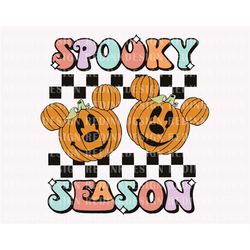 Spooky Season SVG, Halloween Mouse Svg, Halloween Svg, Halloween Pumpkin Svg, Trick Or Treat Svg, Retro Halloween Svg, D