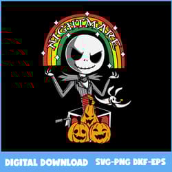 jack skellington halloween svg, jack skellington svg, skeleton svg, pumpin svg, halloween svg, png eps dxf file