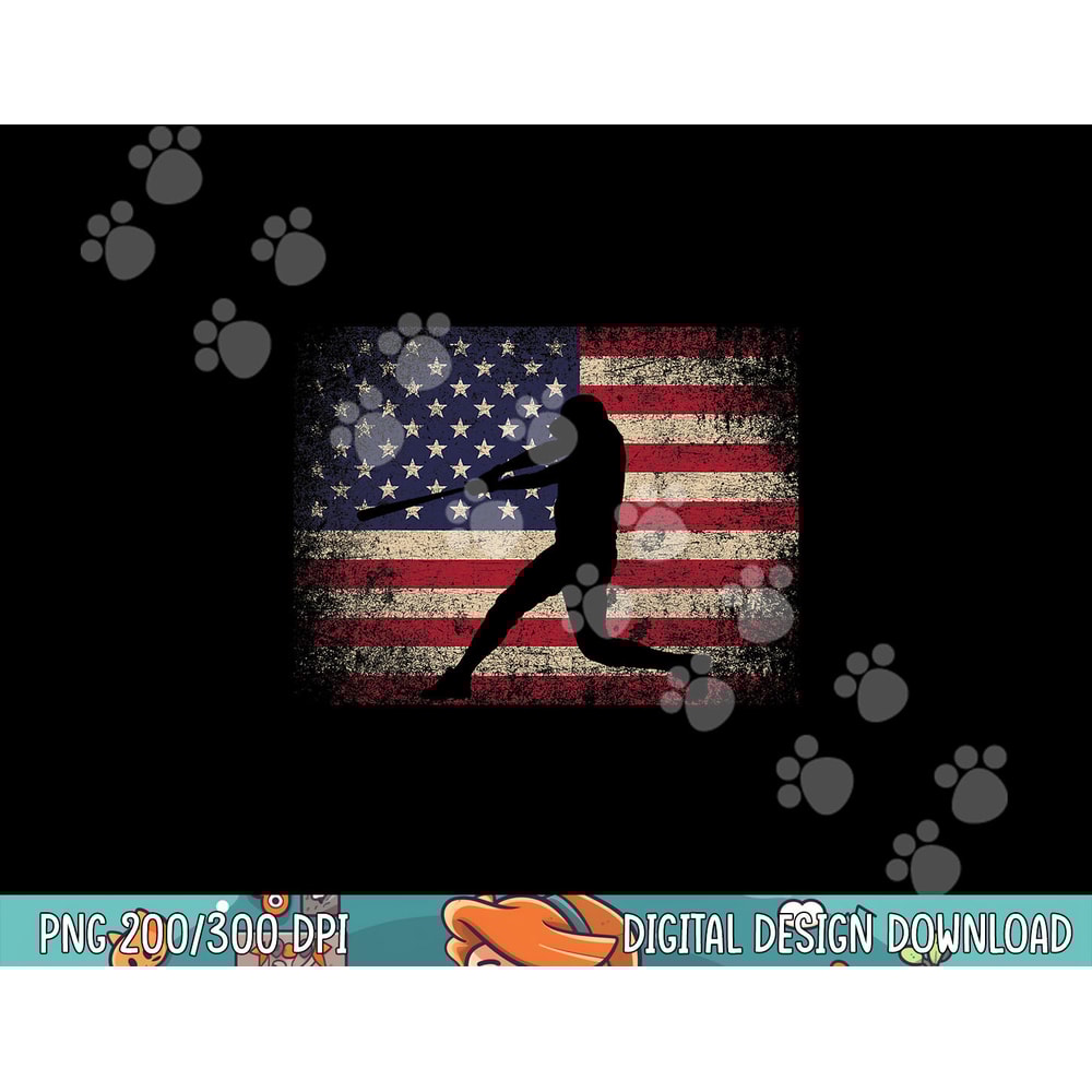 Baseball Bat Ball 4th of July Christmas Gift American Flag png,sublimation copy.jpg