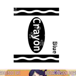 blue-crayon halloween-costumes 2020 kids boys girls women png, sublimation copy