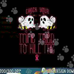 check your boo-bees funny halloween breast cancer awareness png, sublimation copy