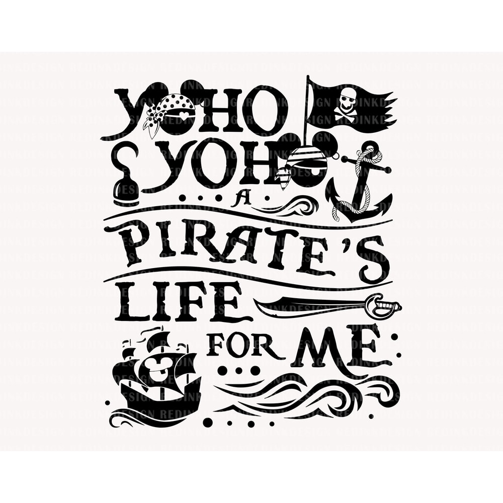Pirate's Life For Me Svg, Mouse Pirate Svg Cruise Trip Svg, Family Trip Svg, Mouse Anchor Svg, Vacay Mode Svg, Family Shirt Trip Svg - 1.jpg