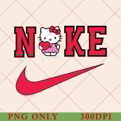 cute kawaii kitty nike png, just do it later hello kitty logo nike, nike matching, sport kitty png, kawaii kitty png