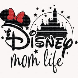 mom life svg, magical and fabulous svg, family vacation, magical castle svg, m