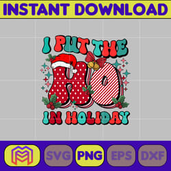 retro christmas png, christmas sublimation designs, christmas digital print files, instant download (10)