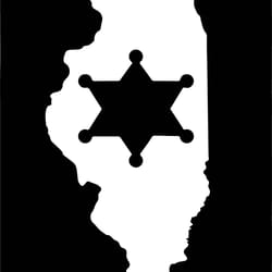 illinois police badge vector cnc machine file for laser engraving, cnc router, cutting file