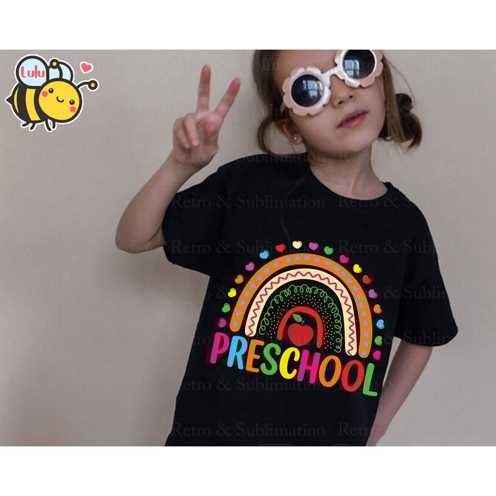 Preschool Rainbow Svg, First Day Of School Svg, Back To School Svg, Preschool Svg, Boho Rainbow Svg File for Cricut, Gifts For Student - 4.jpg