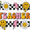 Retro Groovy Teacher SVG, Retro Smiley Face Svg, Teacher Png, Groovy Teacher Svg, Back to School Svg, Groovy Floral Svg, Instant Download - 1.jpg