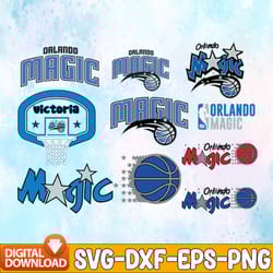 bundle 19 files orlando magic basketball team svg, orlando magic svg, nba teams svg, nba svg, png, dxf, eps, instant dow
