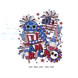 smiley face png, smiley face retro, retro usa flag, 4th of july baby svg