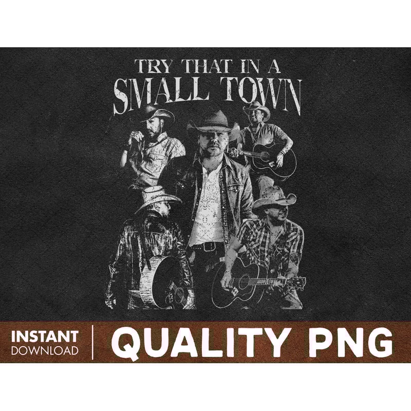 Vintage Jason Aldean Png, Try That In A Small Town PNG For Sublimation, The Aldean Team PNG, Country Music PNG, American Flag Png - 1.jpg