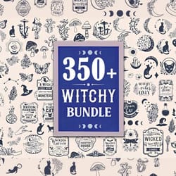 witchy svg bundle, mystical celestial bundle svg, mystical witchy svg, mushrooms svg, moon phases svg, celestial svg