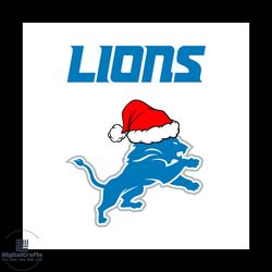 Detroit Lions NFL Logo Svg, American Football Svg, Detroit Lions Christmas Svg, NFL Christmas Svg, Football Svg Cricut F