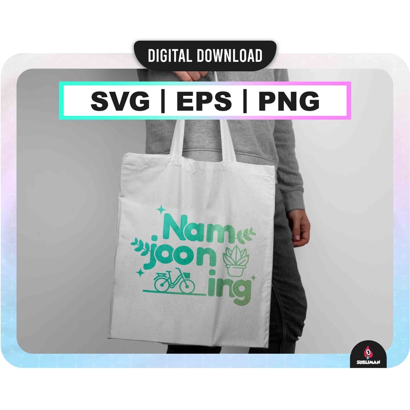 Namjooning Svg Kpop Star PNG BTS RM Stickers Vector files for Cricut - 2.jpg