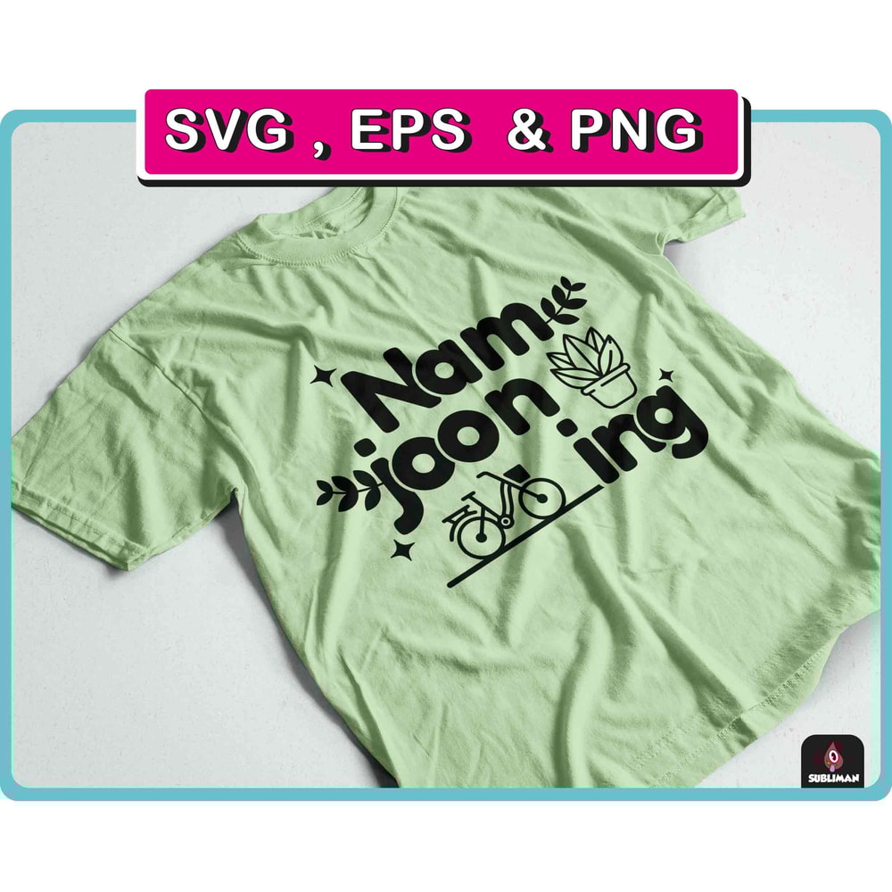 Namjooning Svg Kpop Star PNG BTS RM Stickers Vector files for Cricut - 3.jpg