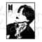 BTS Jimin Stencil Svg, Png, Ai Digital Download cut file template for Cricut silhouette vector - 2.jpg