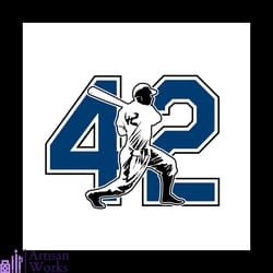 42 jackie svg, sport svg, sport gift svg, sport lover svg, sport fan svg, baseball svg, baseball lover svg, baseball fan