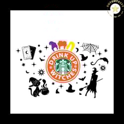 witch halloween starbucks cold cup svg, full wrap for starbucks venti cold cup, custom starbuck