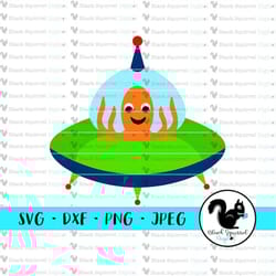 alien ufo, flying saucer, area 51, nasa, spaceship, outer space birthday svg, clipart print and cut file, digital downlo