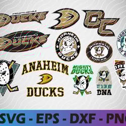 anaheim ducks hockey teams svg, anaheim ducks bundle svg, n h l svg, n h l svg, png, bundle 12 files