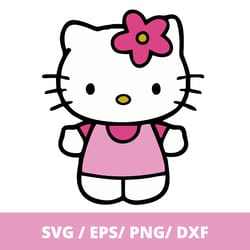 kawaii kitty kawaii kitty bundle cute cat kitty kawaii kitty clipart kawaii kitty svg eps png dxf cut file cricut silhou