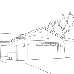 home 2 line art vector file black white vector outline or line art file