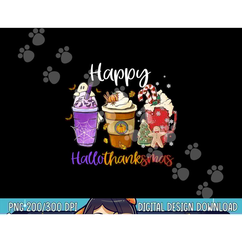 Happy Hallothanksmas Coffee Latte Halloween Thanksgiving png, sublimation copy.jpg