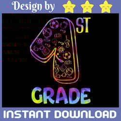 tie dye 1st grade png, first grade png, 1st grade teacher png, team 1st grade png, first day of school, back to school