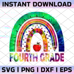 4th grade rainbow teacher team fourth grade squad back to school png, fourth grade rainbow png